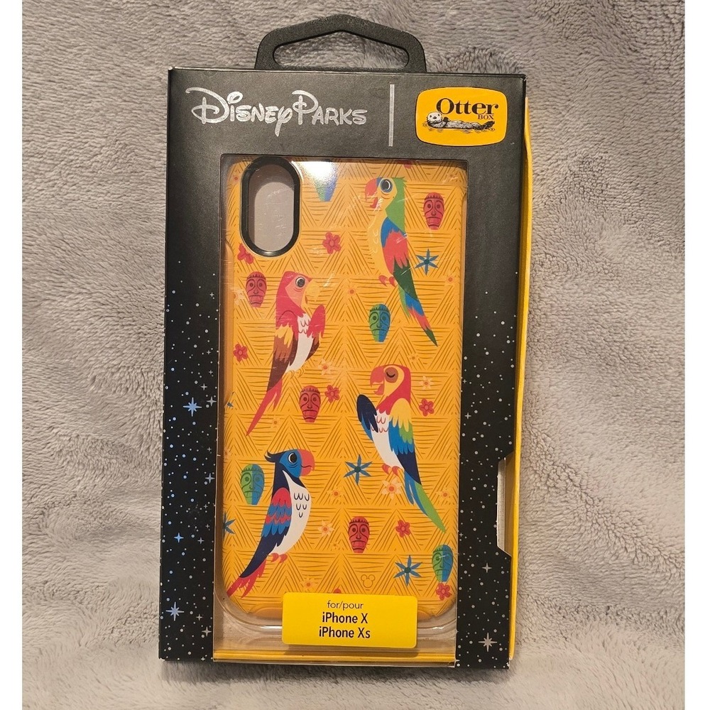 OtterBox Disney Parks Symmetry Series iPhone X iPhone Xs Case Parrot Tiki Mask‎